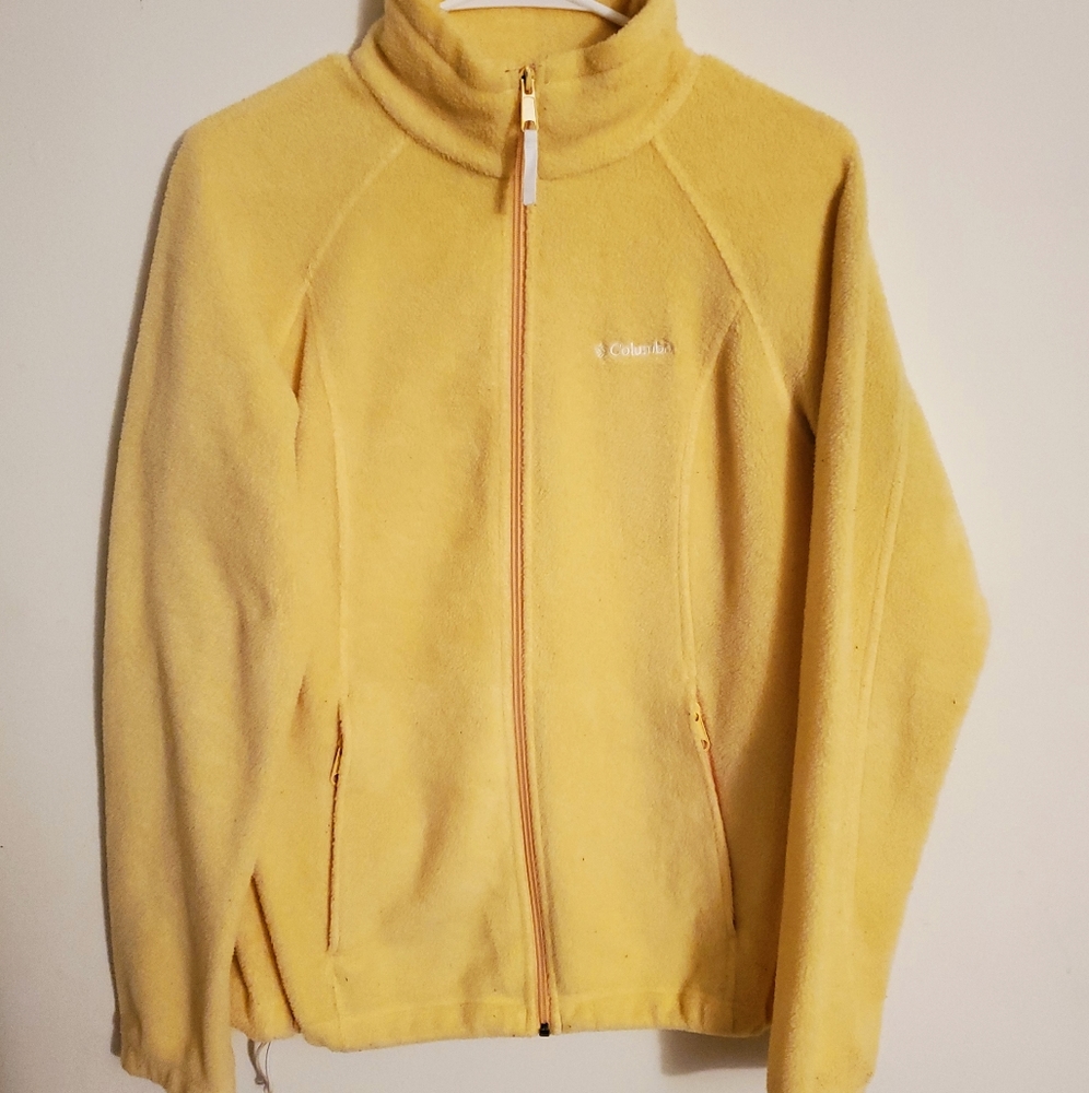 Women's Columbia Yellow Long Sleeve Size M